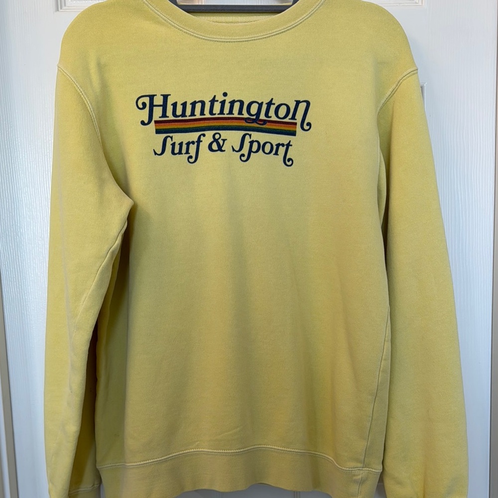 Huntington Surf & Sport Yellow Sweatshirt